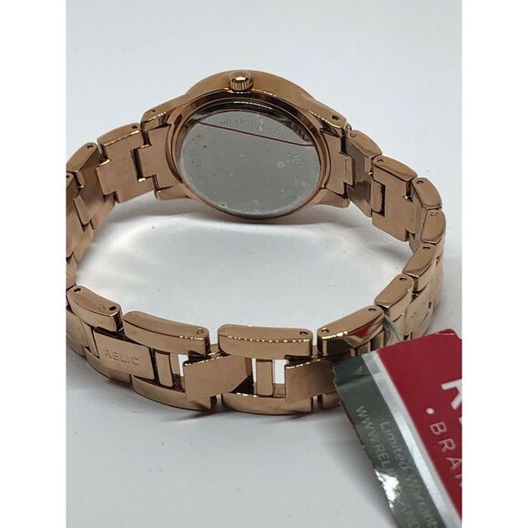 Relic ZR12174 Women's Stainless Steel Analog Rose Gold Dial Genuine Watch DV16 - Picture 8 of 9